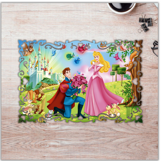 Rompecabezas Pers.La Bella Durmiente  C:6.4 Puzzles Peru