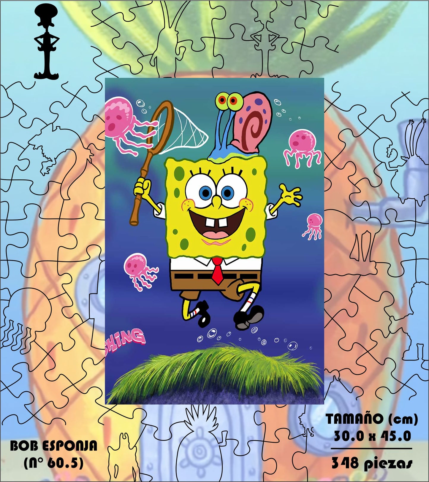 Rompecabezas Pers.Bob Esponja  C:60.5 Puzzles Peru