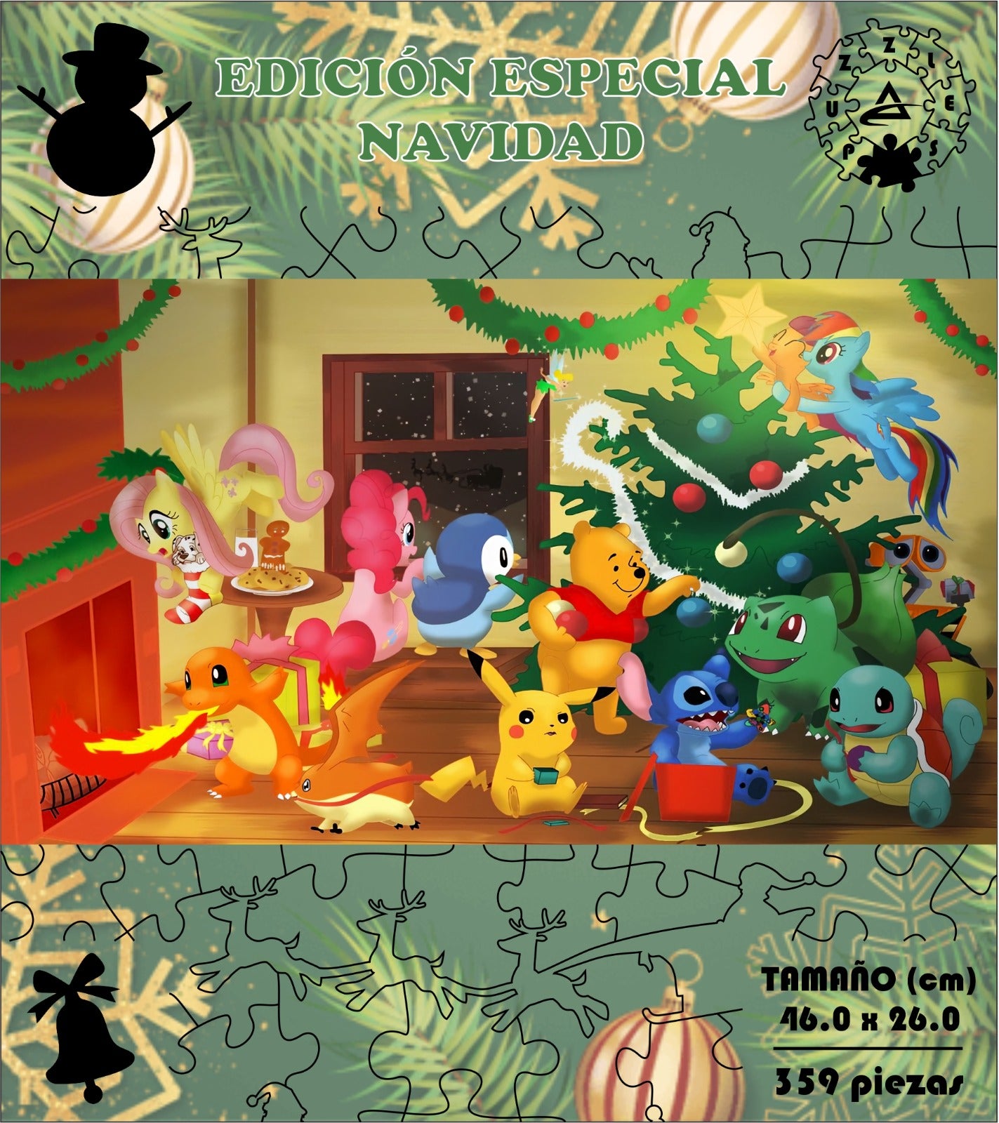 Rompecabezas Navidad  C:600.9 Pers. Puzzles Peru