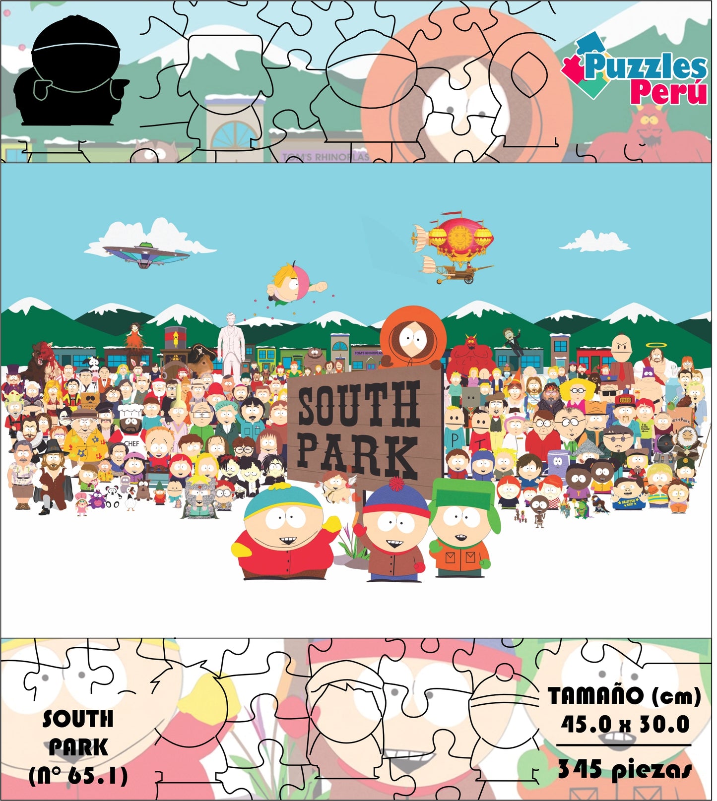 Rompecabezas Pers.South Park  C:65.1 Puzzles Peru