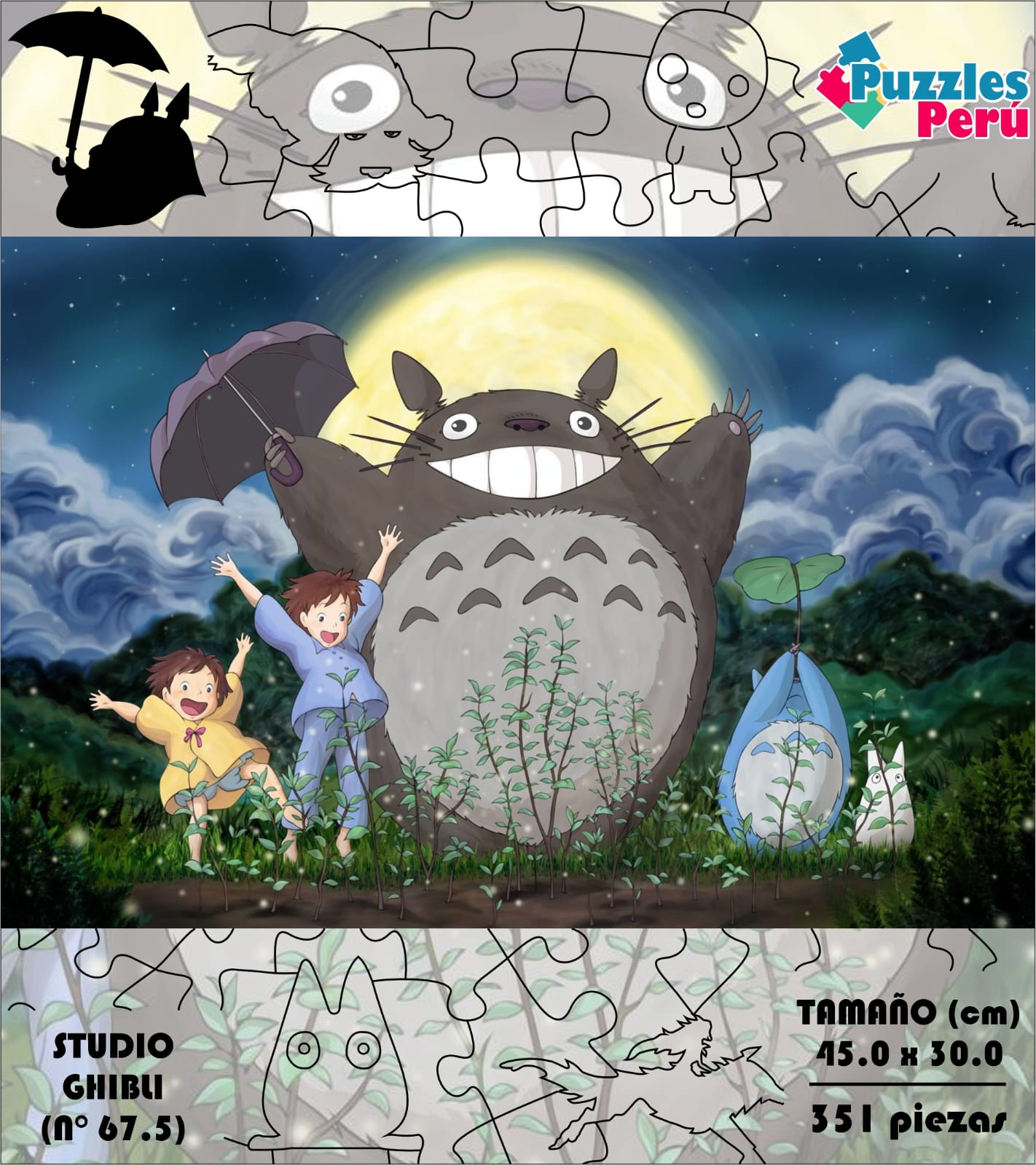 Rompecabezas Pers.Studio Ghibli  C:67.5 Puzzles Peru