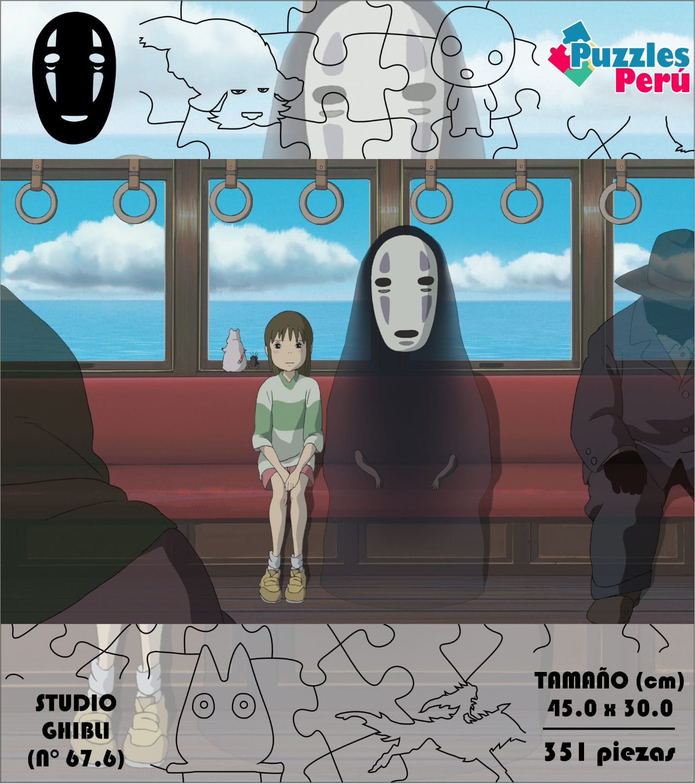 Rompecabezas Pers.Studio Ghibli  C:67.6 Puzzles Peru