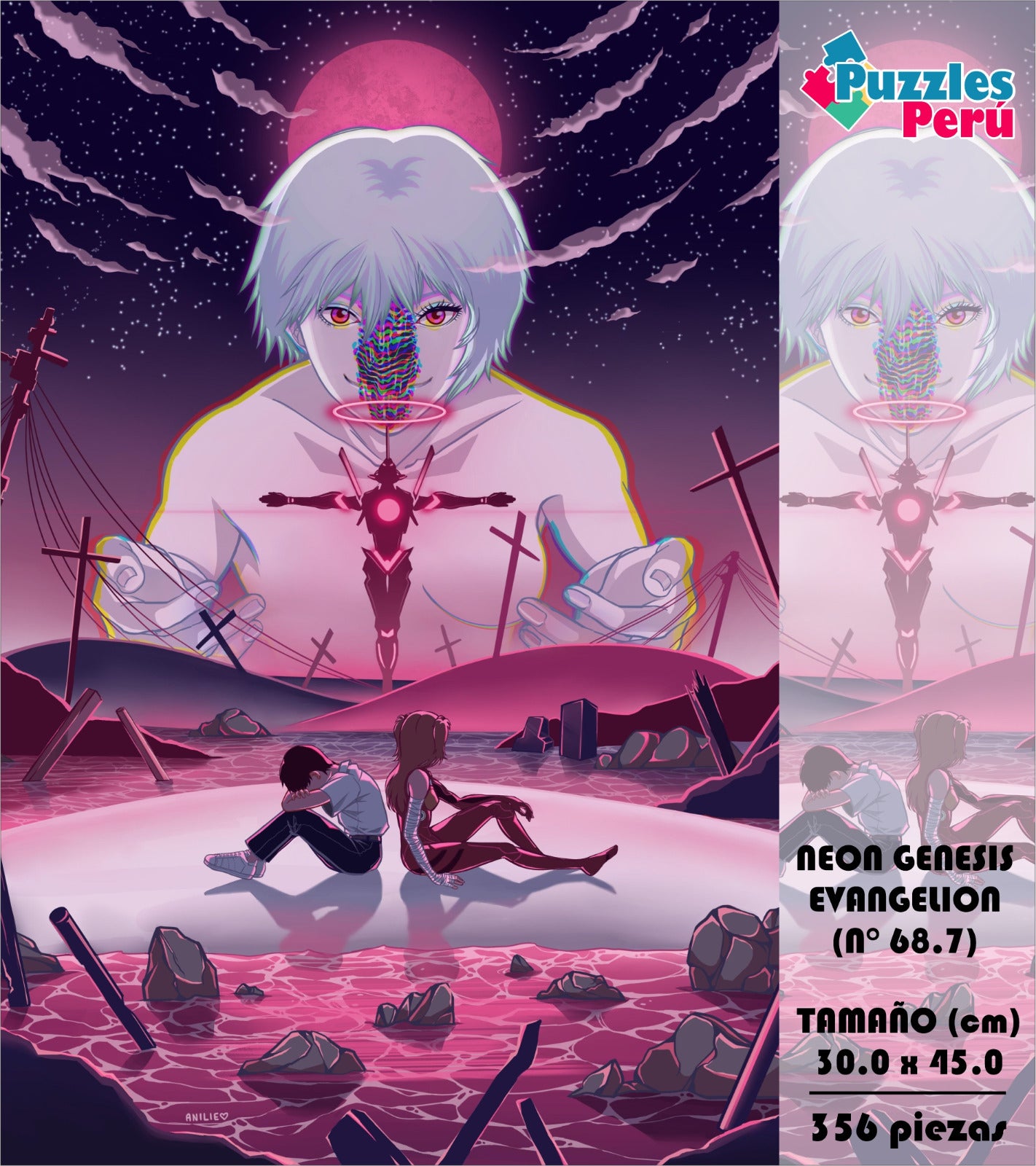 Rompecabezas Pers.Evangelion  C:68.7 Puzzles Peru