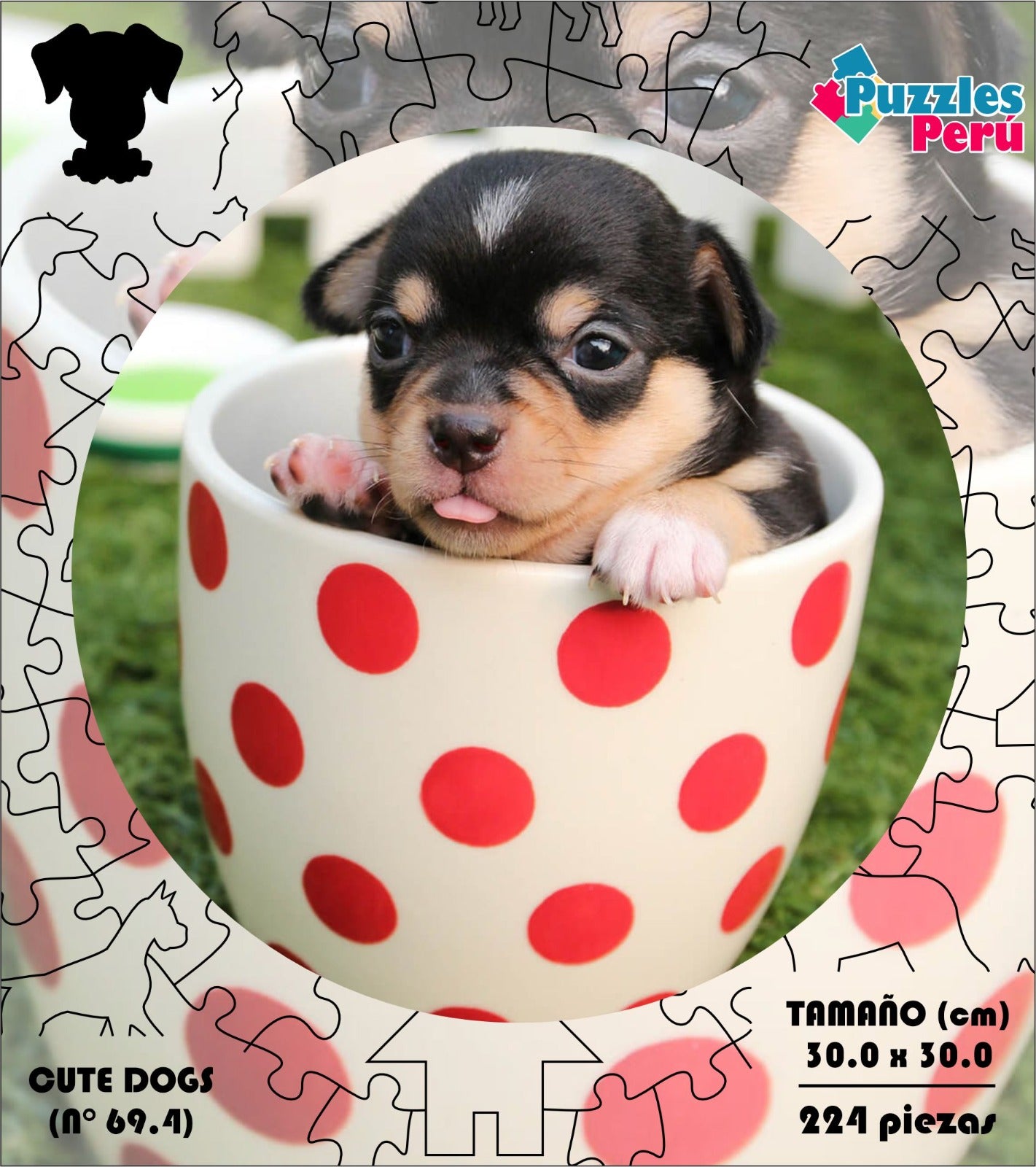 Rompecabezas Pers.Perritos  C:69.4 Puzzles Peru