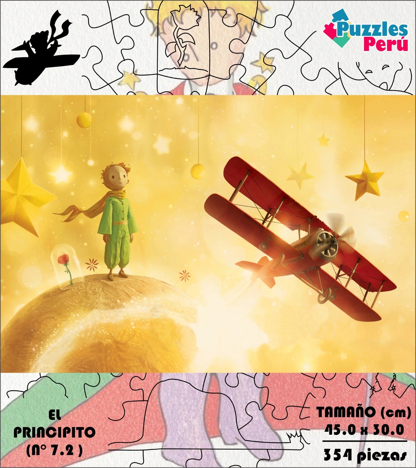 Rompecabezas Pers.El principito  C:7.2 Puzzles Peru