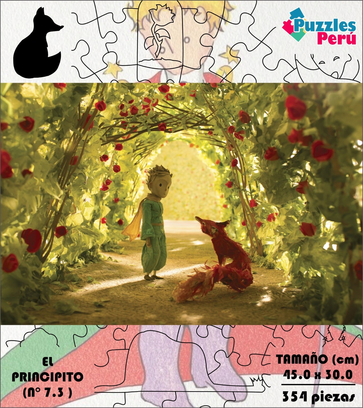 Rompecabezas Pers.El principito  C:7.3 Puzzles Peru