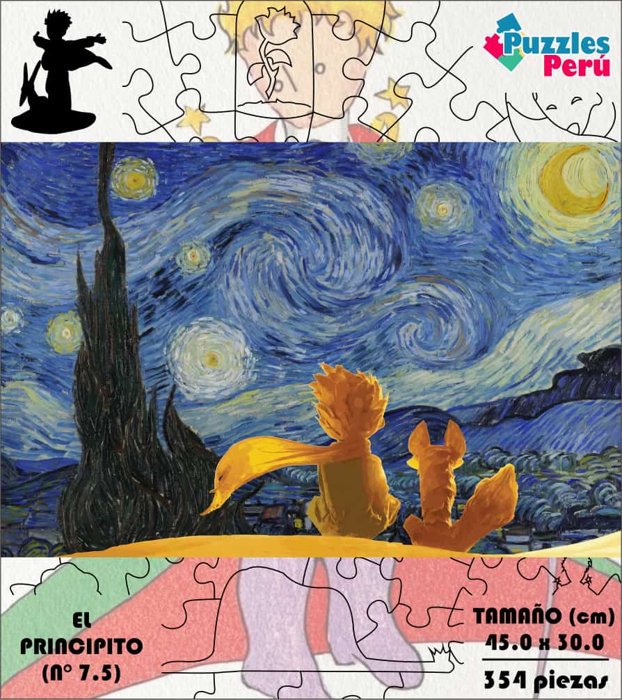 Rompecabezas Pers.El principito  C:7.5 Puzzles Peru