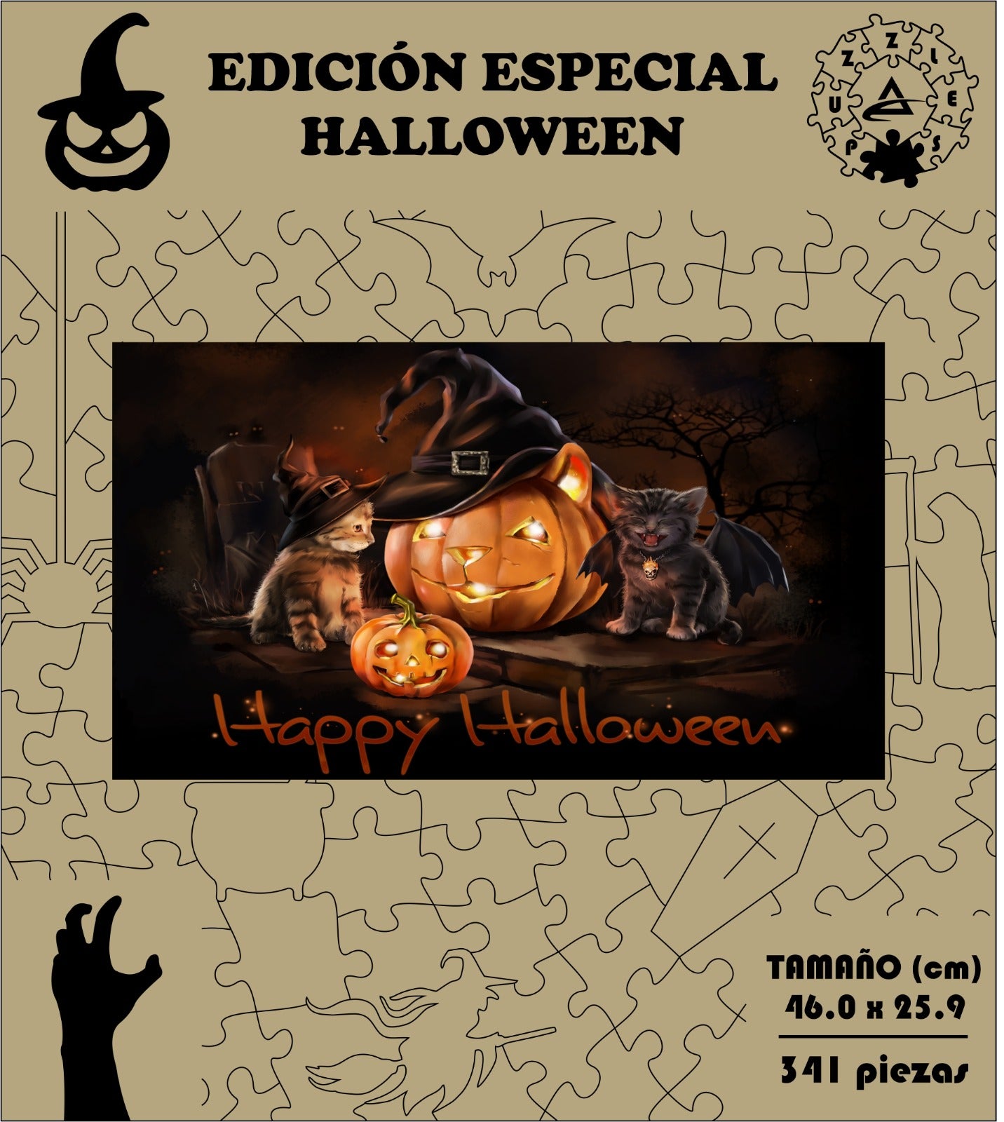 Rompecabezas Halloween  C:700.101 Pers. Puzzles Peru