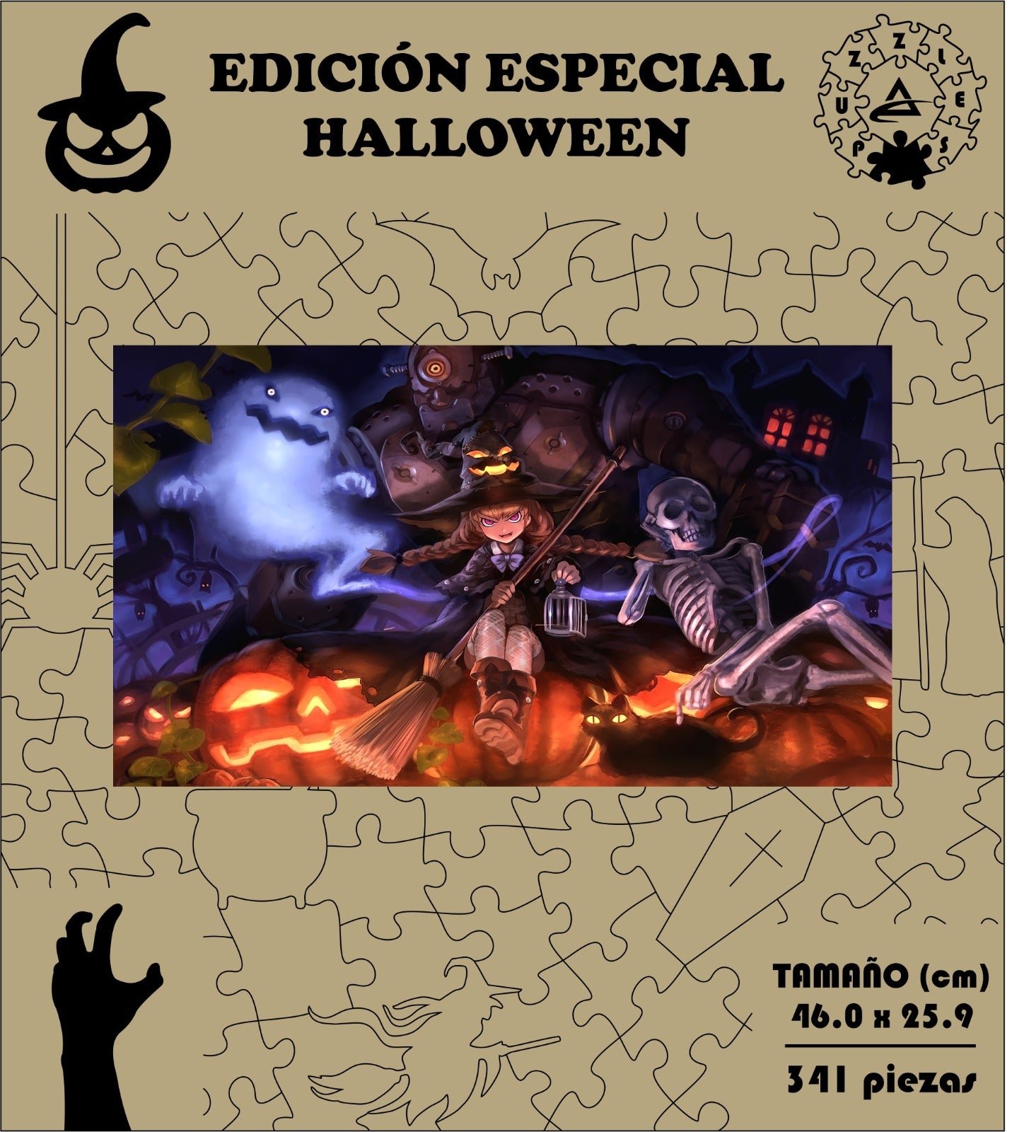 Rompecabezas Halloween  C:700.12 Pers. Puzzles Peru