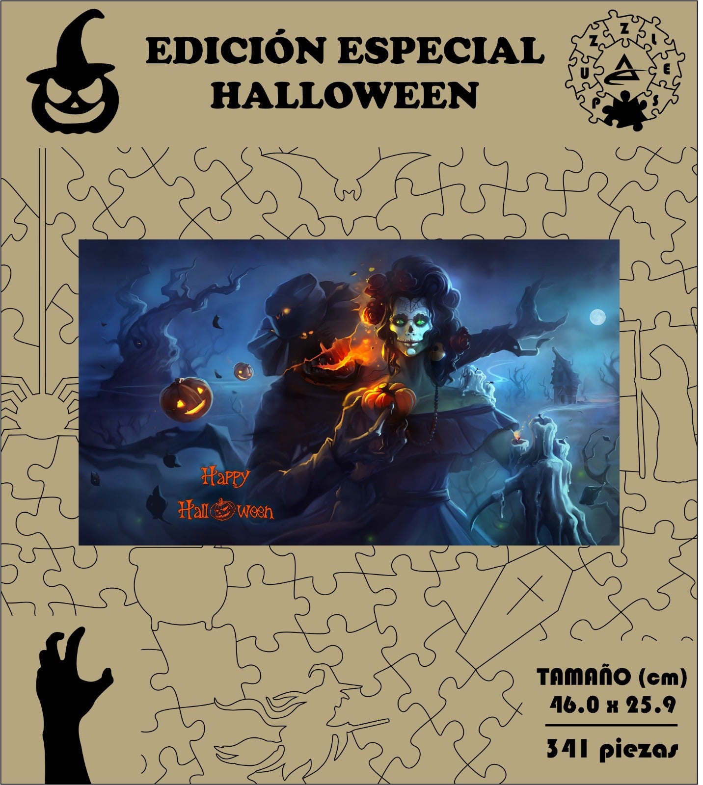 Rompecabezas Halloween  C:700.14 Pers. Puzzles Peru