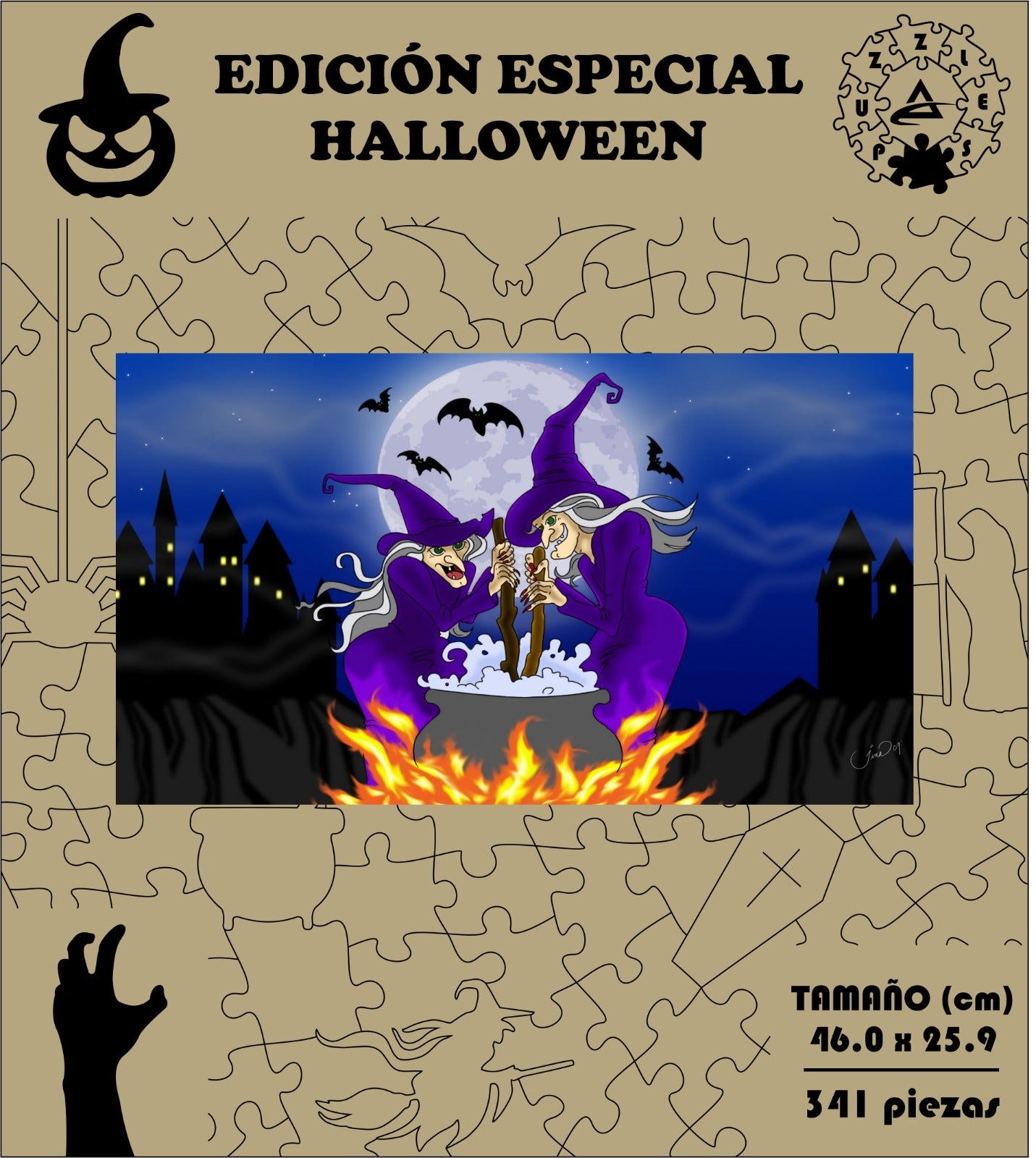 Rompecabezas Halloween  C:700.15 Pers. Puzzles Peru