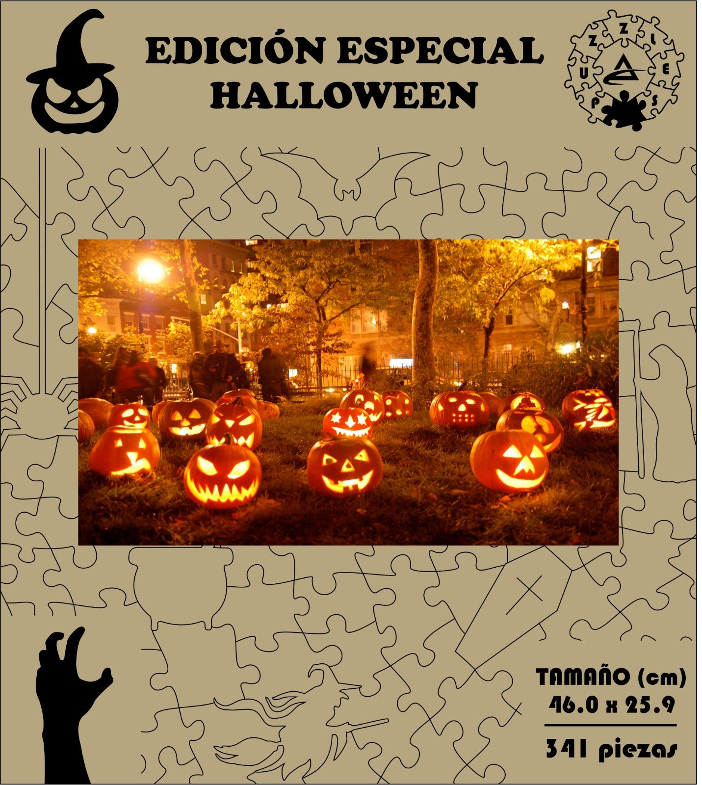 Rompecabezas Halloween  C:700.17 Pers. Puzzles Peru