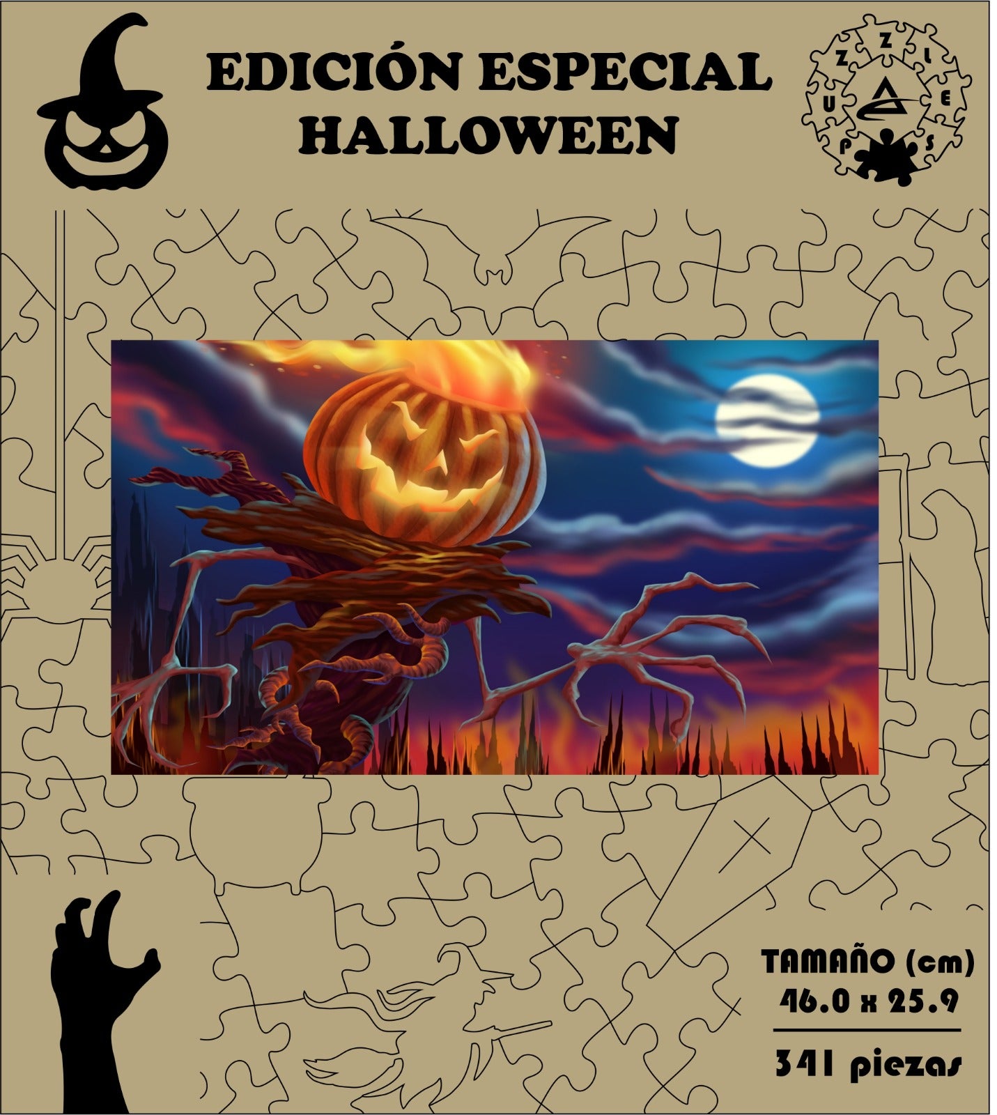 Rompecabezas Halloween  C:700. Pers. Puzzles Peru