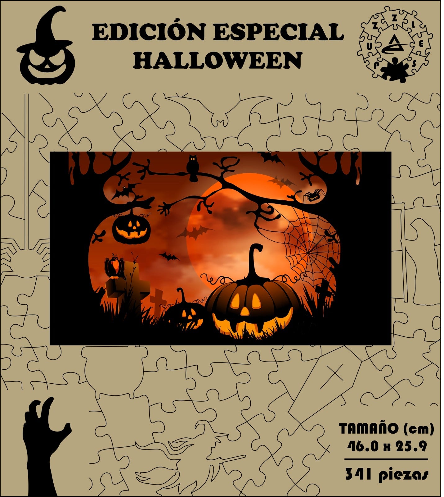 Rompecabezas Halloween  C:700.23 Pers. Puzzles Peru