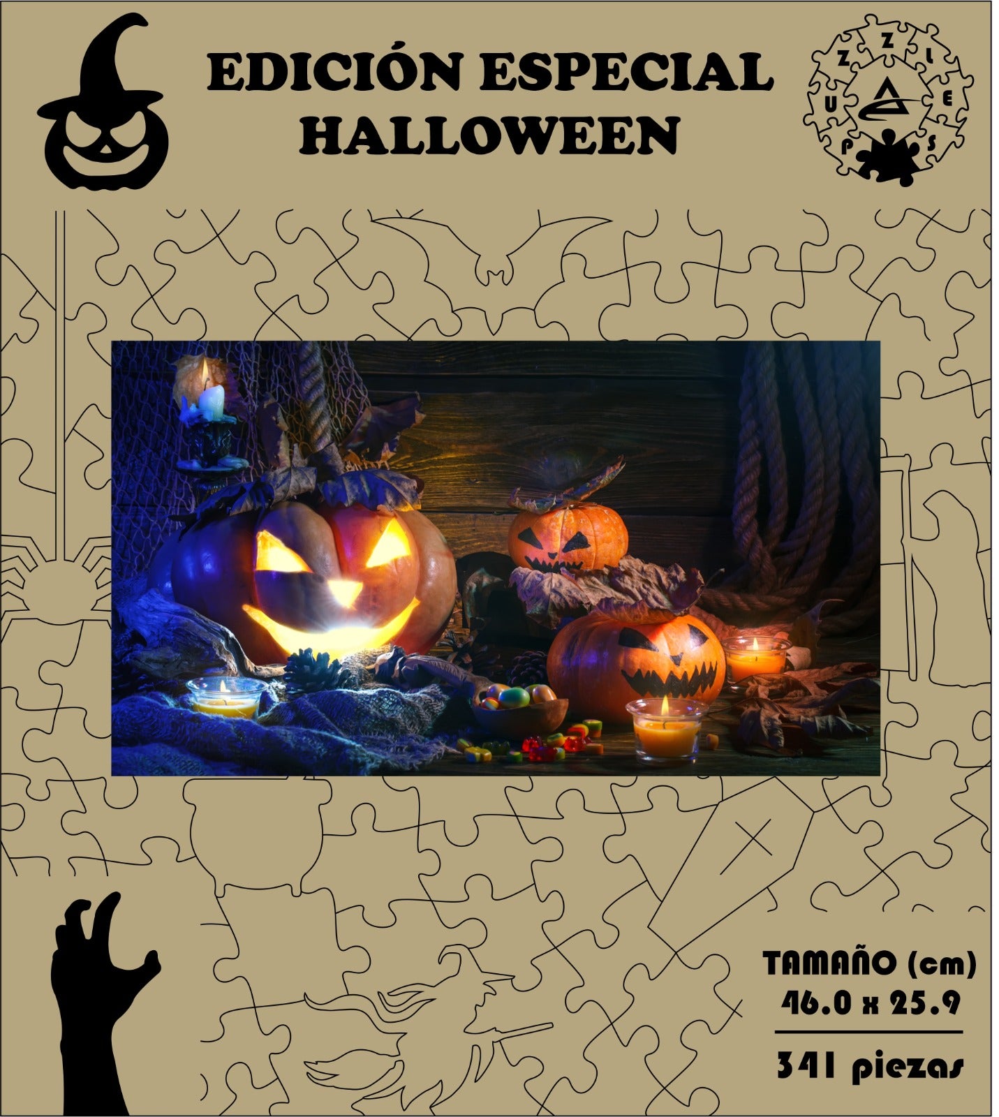 Rompecabezas Halloween  C:700.24 Pers. Puzzles Peru