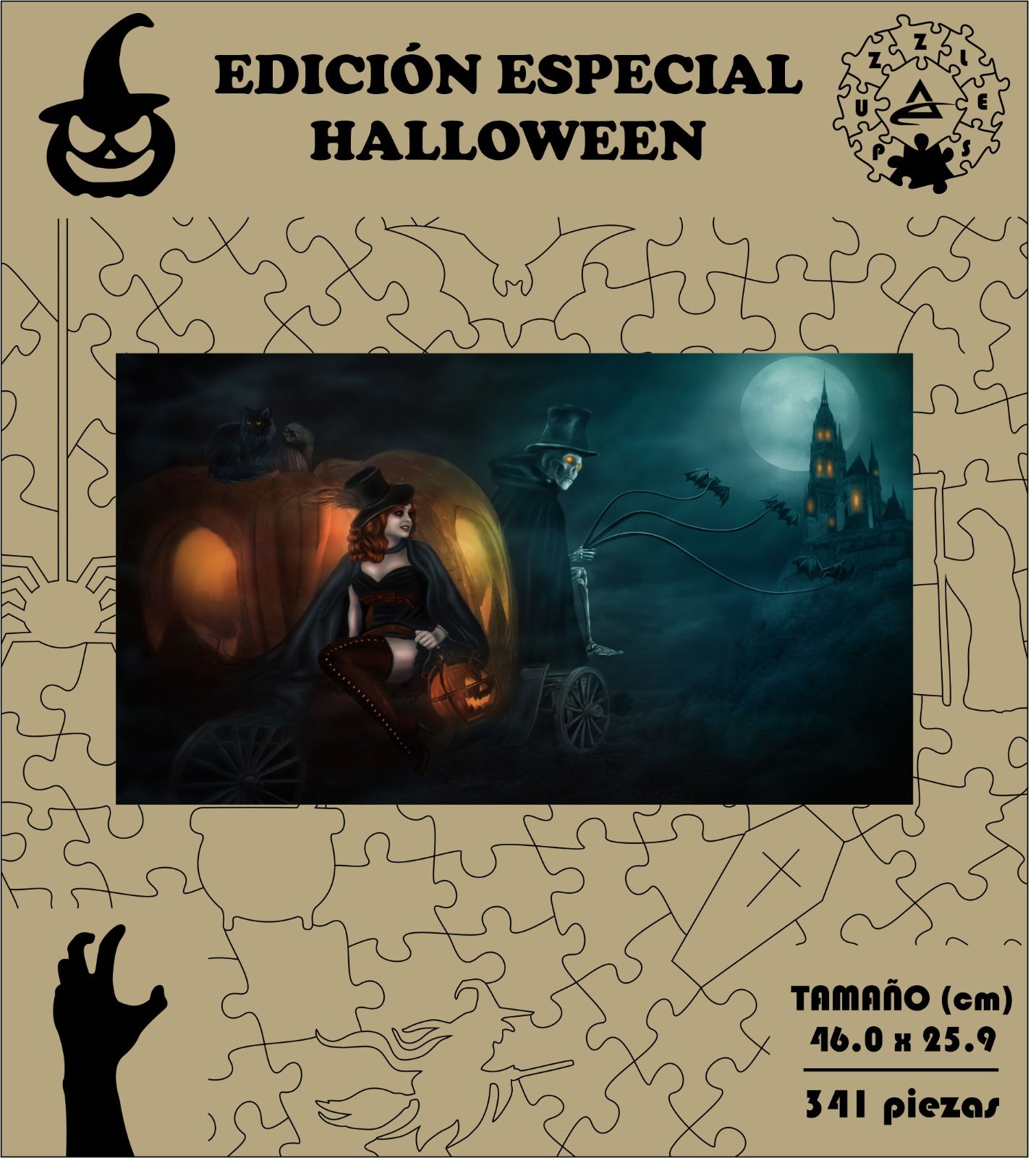 Rompecabezas Halloween  C:700.25 Pers. Puzzles Peru