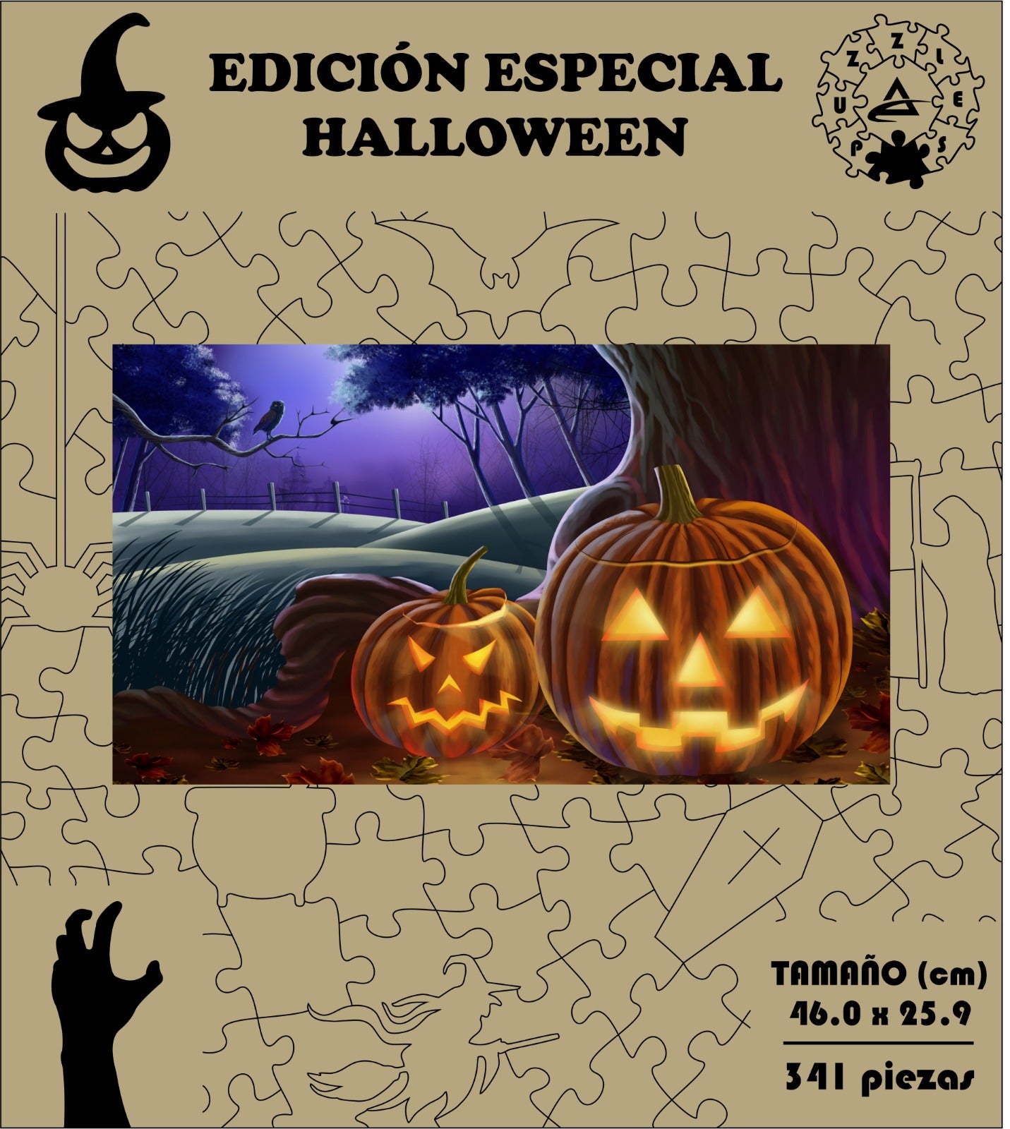 Rompecabezas Halloween  C:700.9 Pers. Puzzles Peru