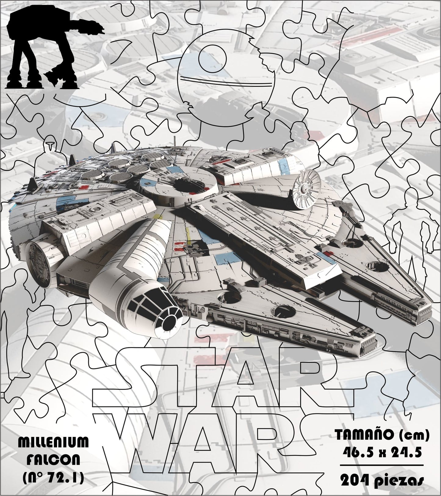 Rompecabezas Pers.Millenium Falcon  C:72.1 Puzzles Peru