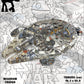 Rompecabezas Pers.Millenium Falcon  C:72.2 Puzzles Peru