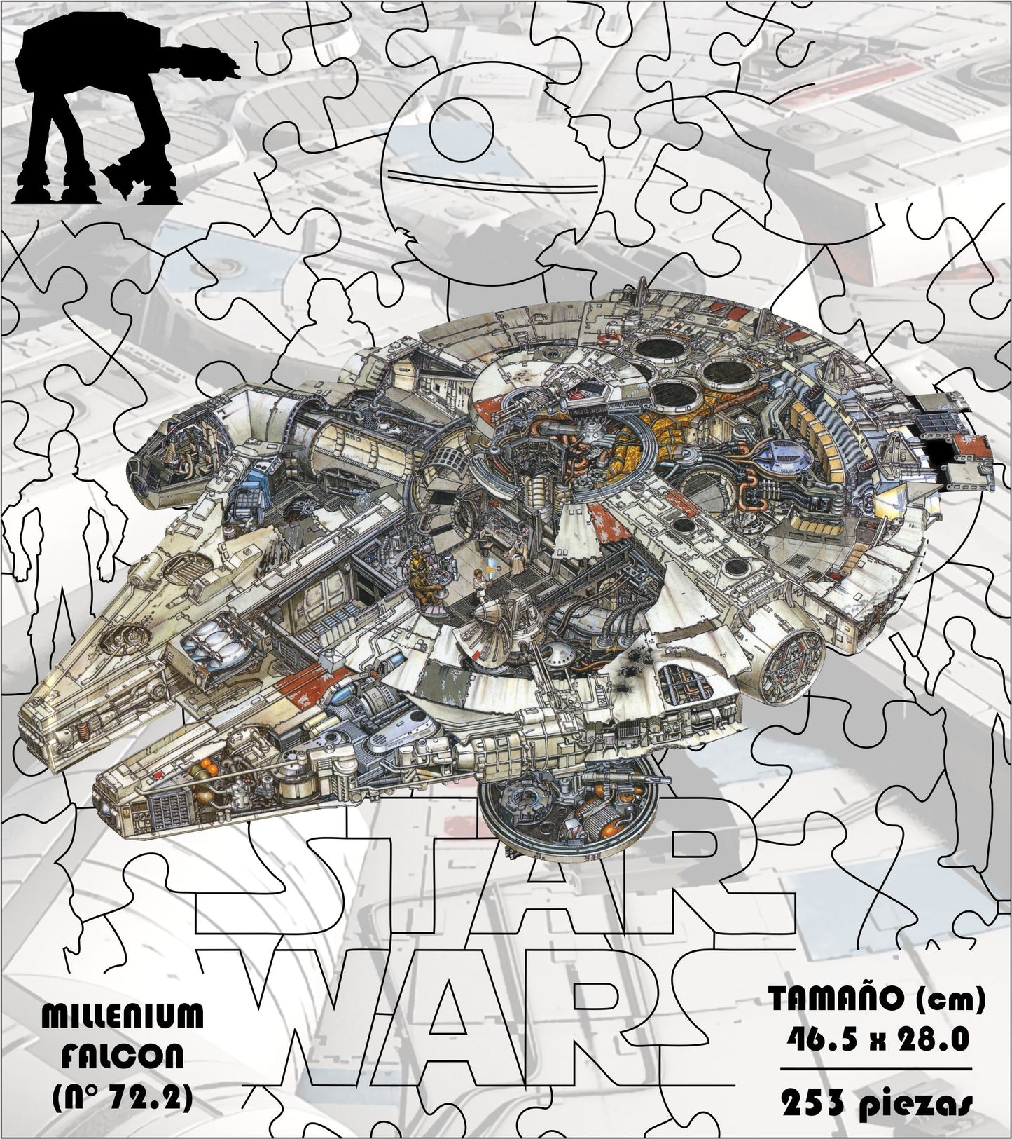 Rompecabezas Pers.Millenium Falcon  C:72.2 Puzzles Peru