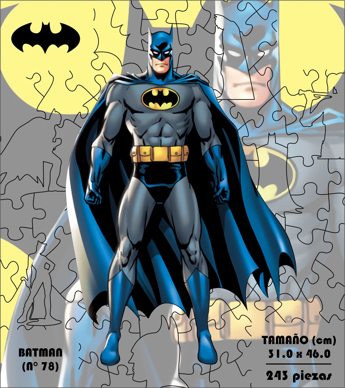 Rompecabezas Pers.Batman  C:78 Puzzles Peru