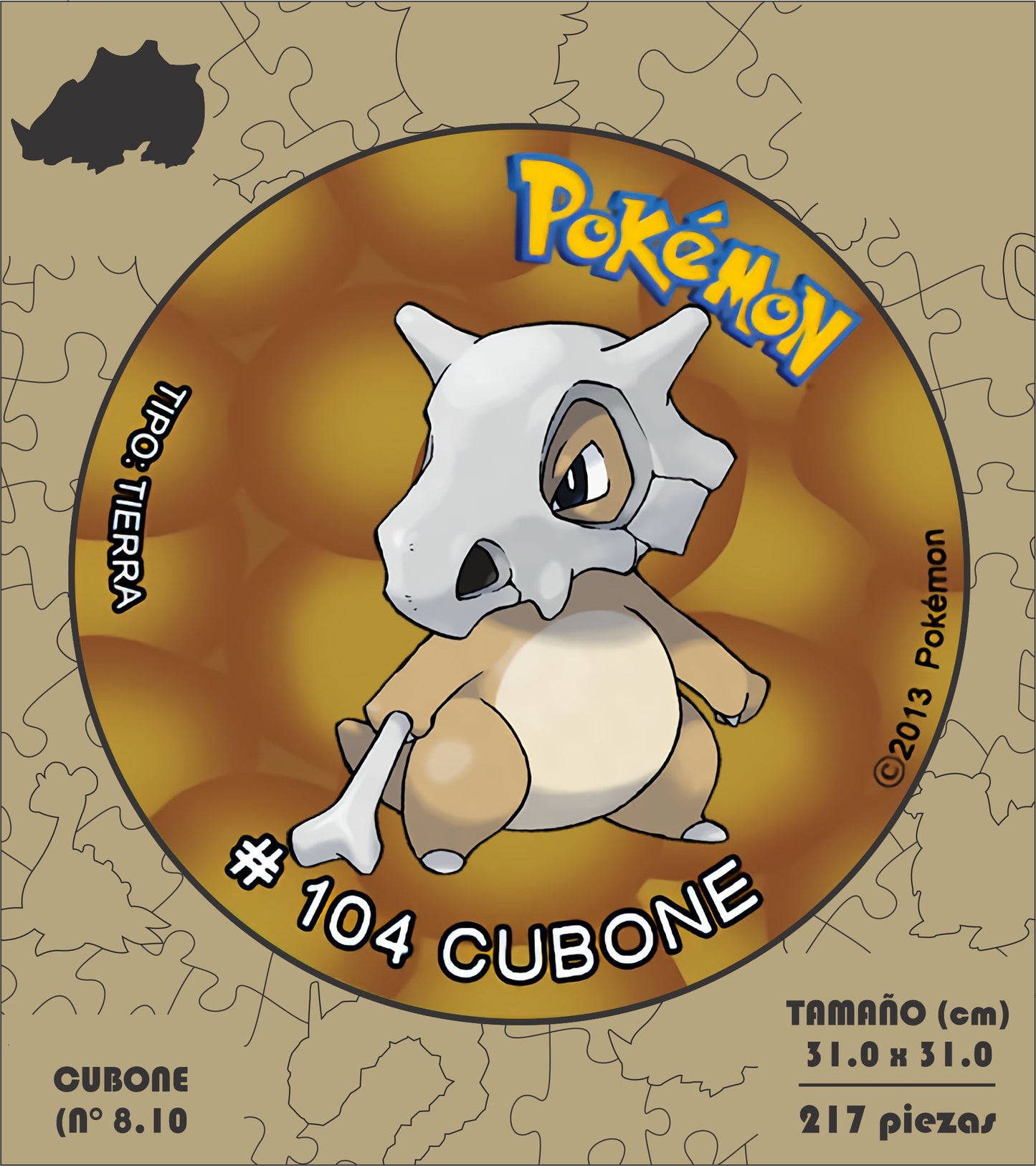 Rompecabezas Pers.Cubone  C:8.104 Puzzles Peru