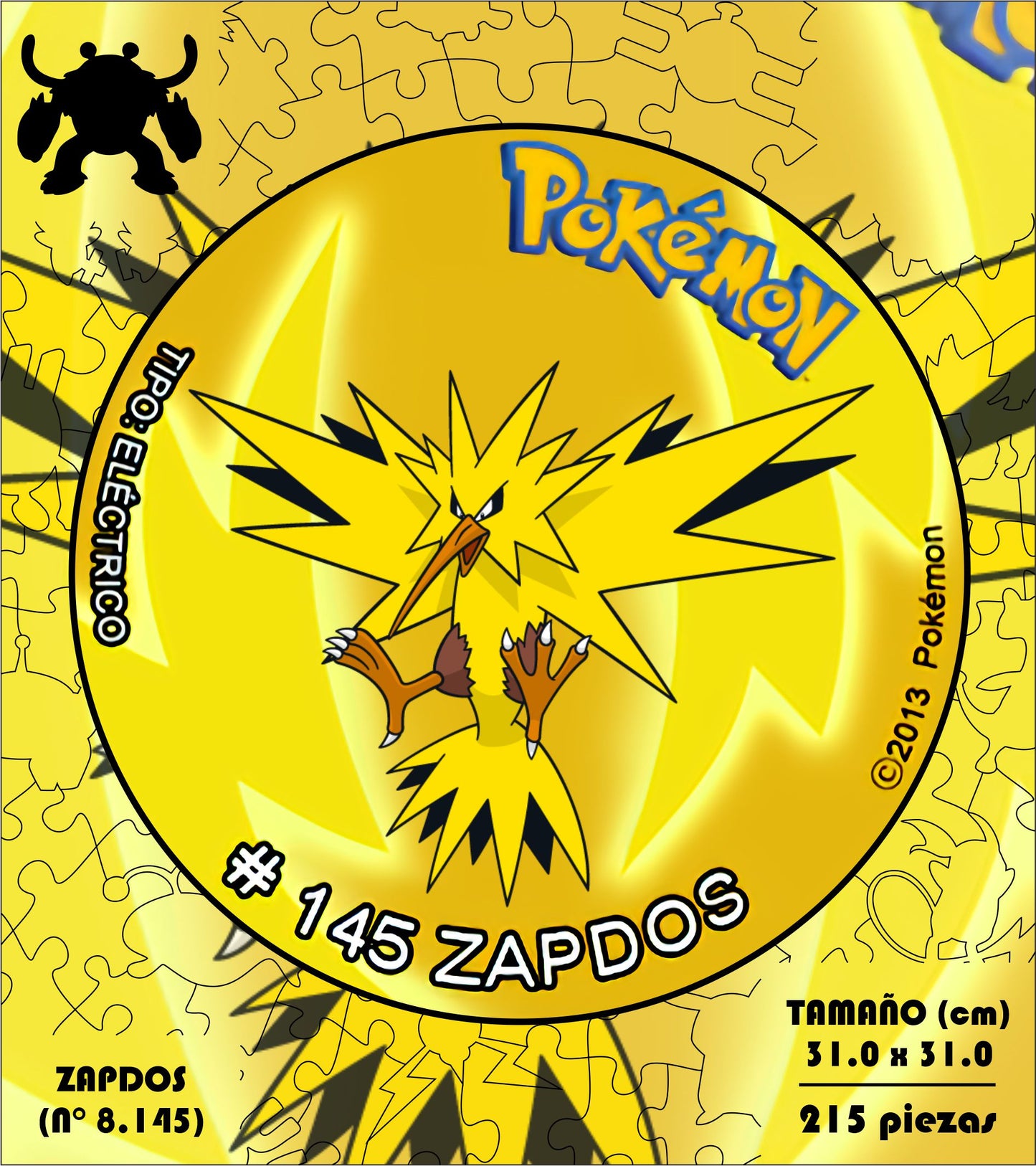 Rompecabezas Pers.Zapdos  C:8.145 Puzzles Peru