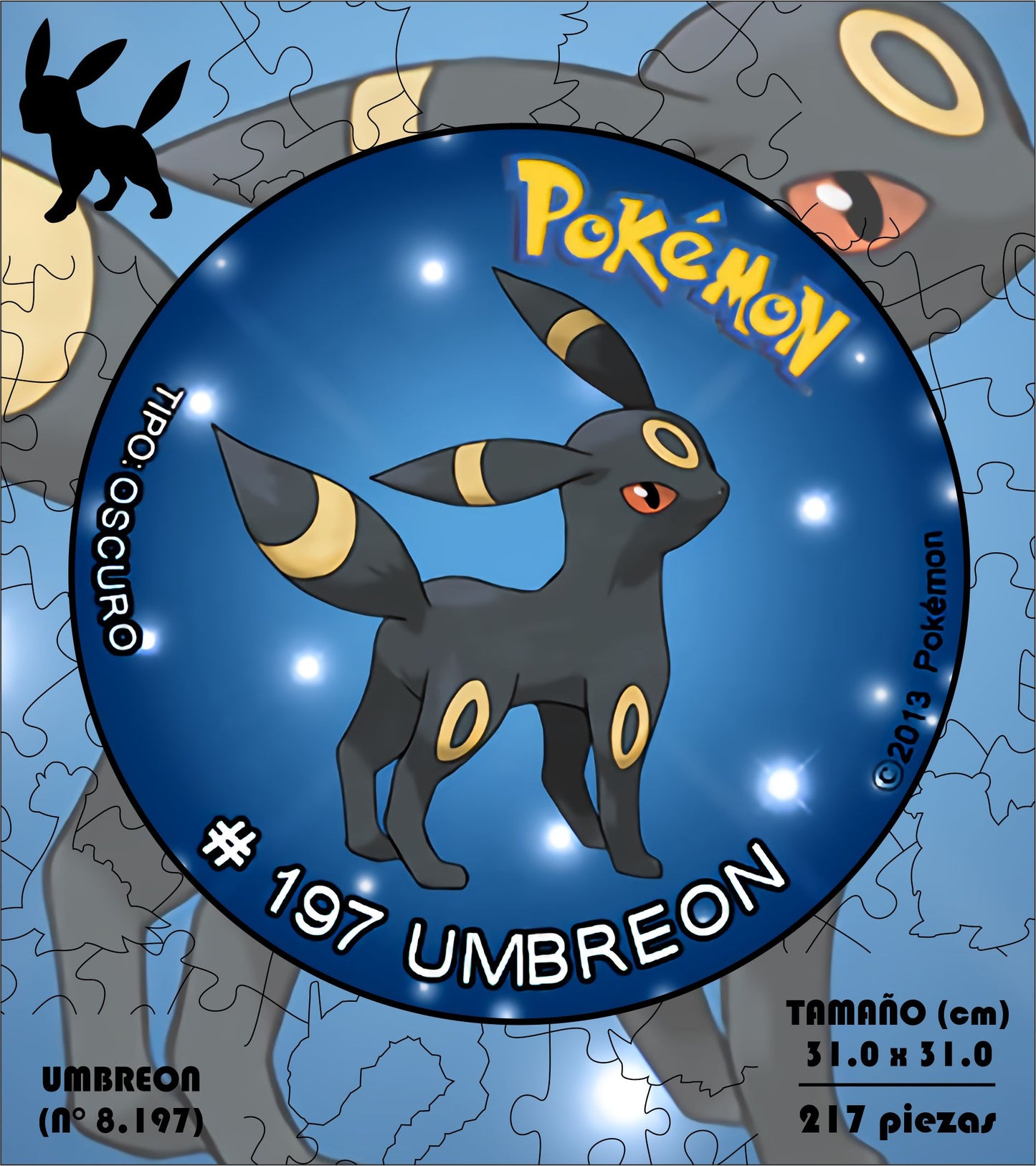 Rompecabezas Pers.Umbreon  C:8.197 Puzzles Peru