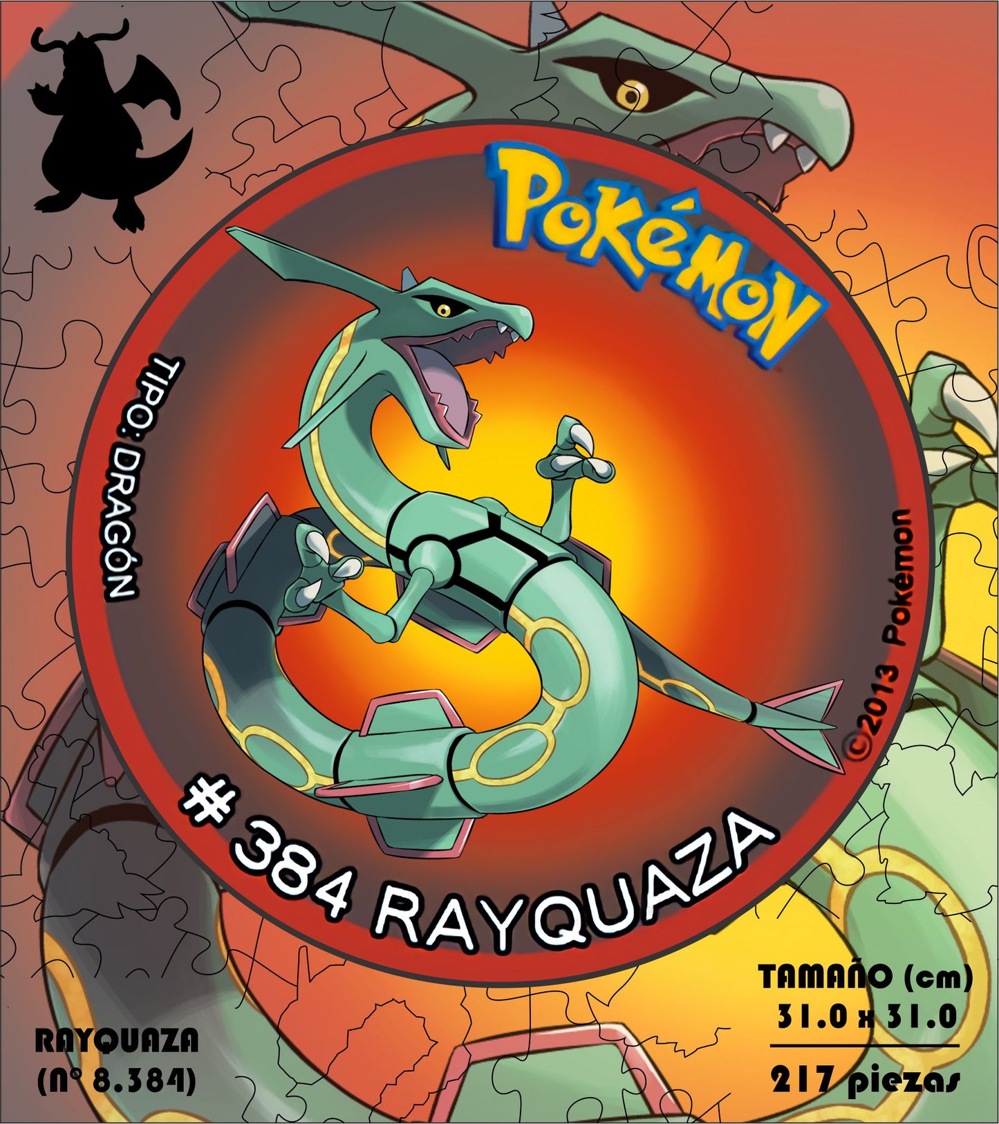 Rompecabezas Pers.Rayquaza  C:8.384 Puzzles Peru