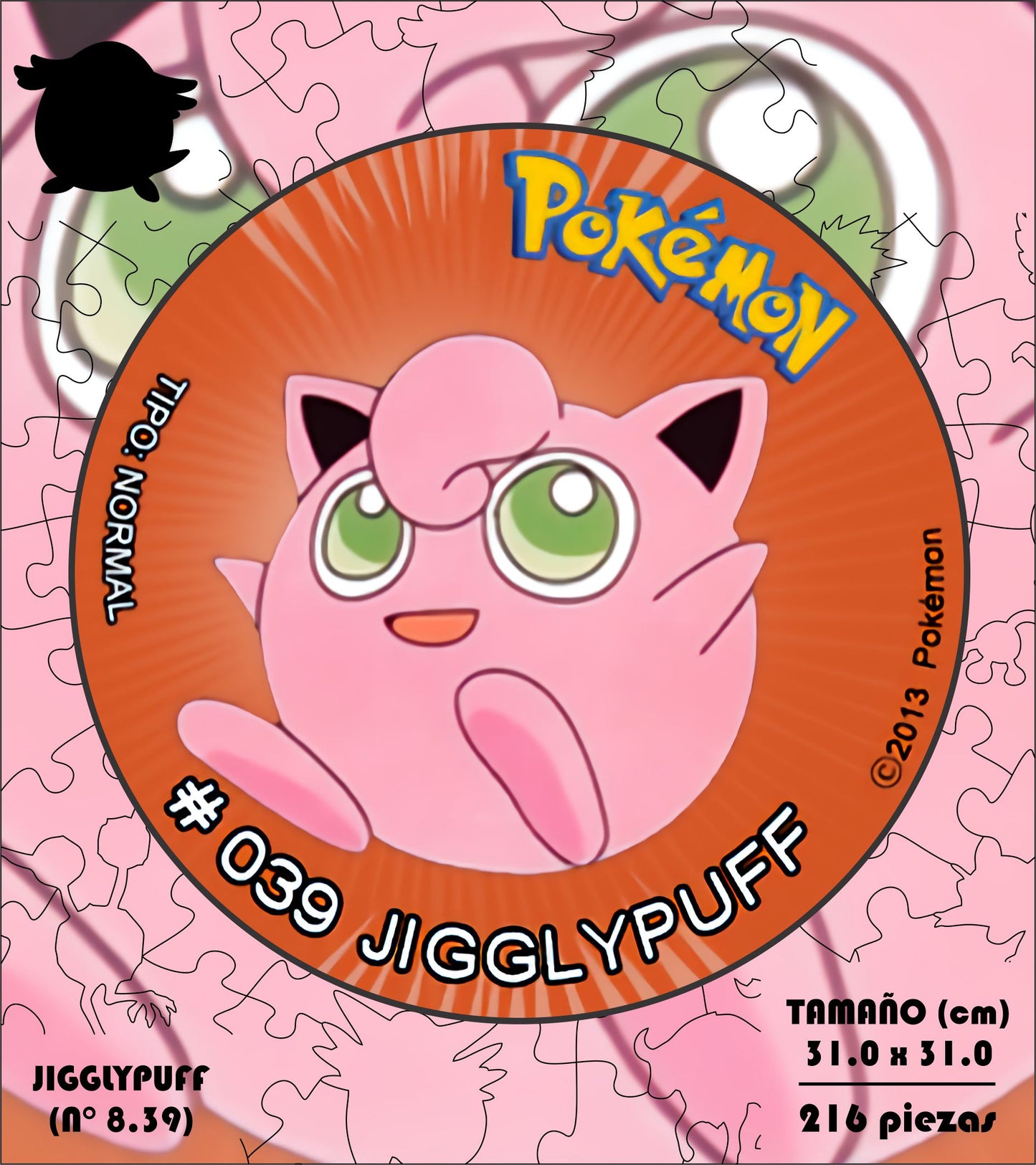 Rompecabezas Pers.Jigglypuff  C:8.39 Puzzles Peru