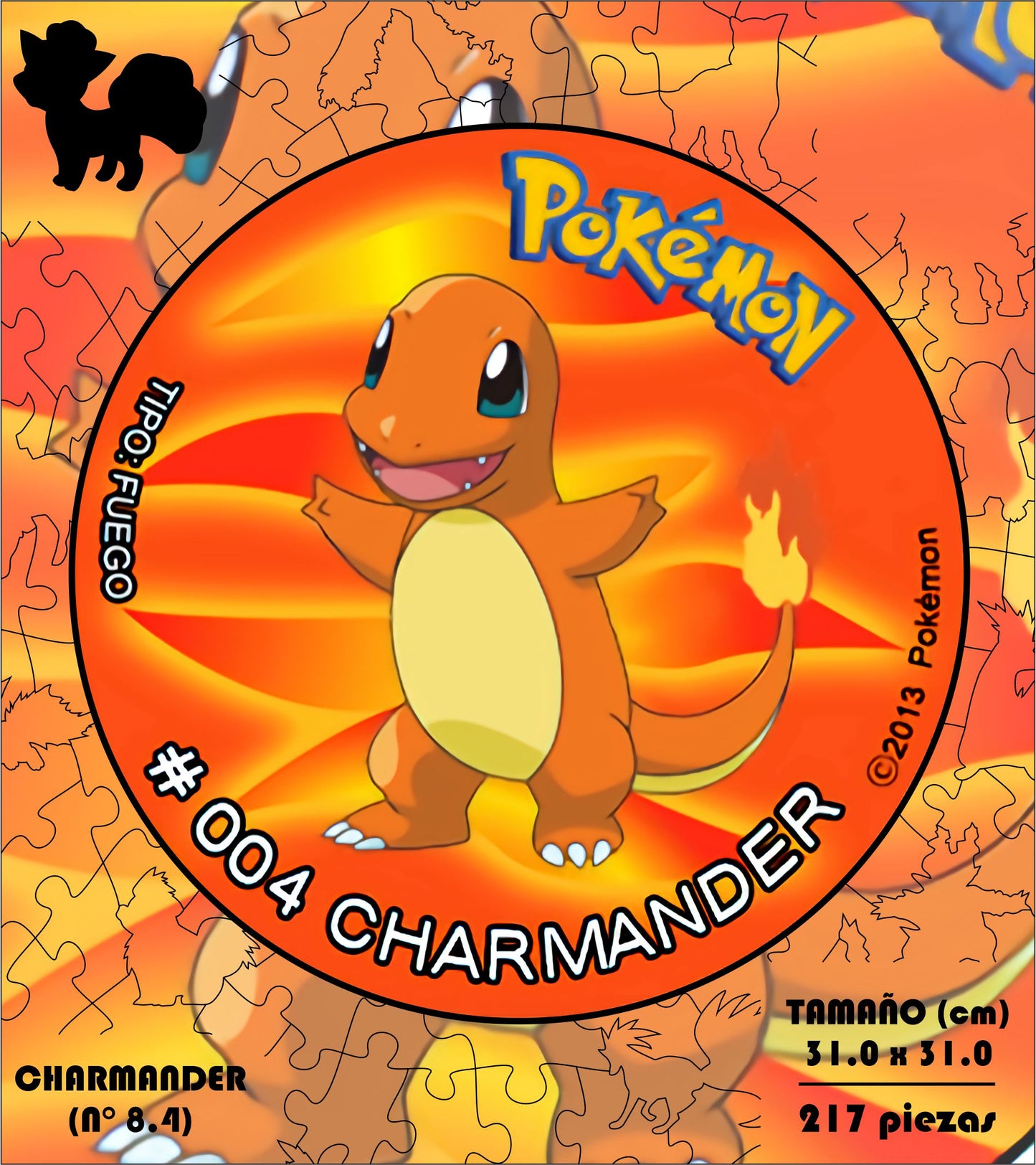 Rompecabezas Pers.Charmander  C:8.4 Puzzles Peru