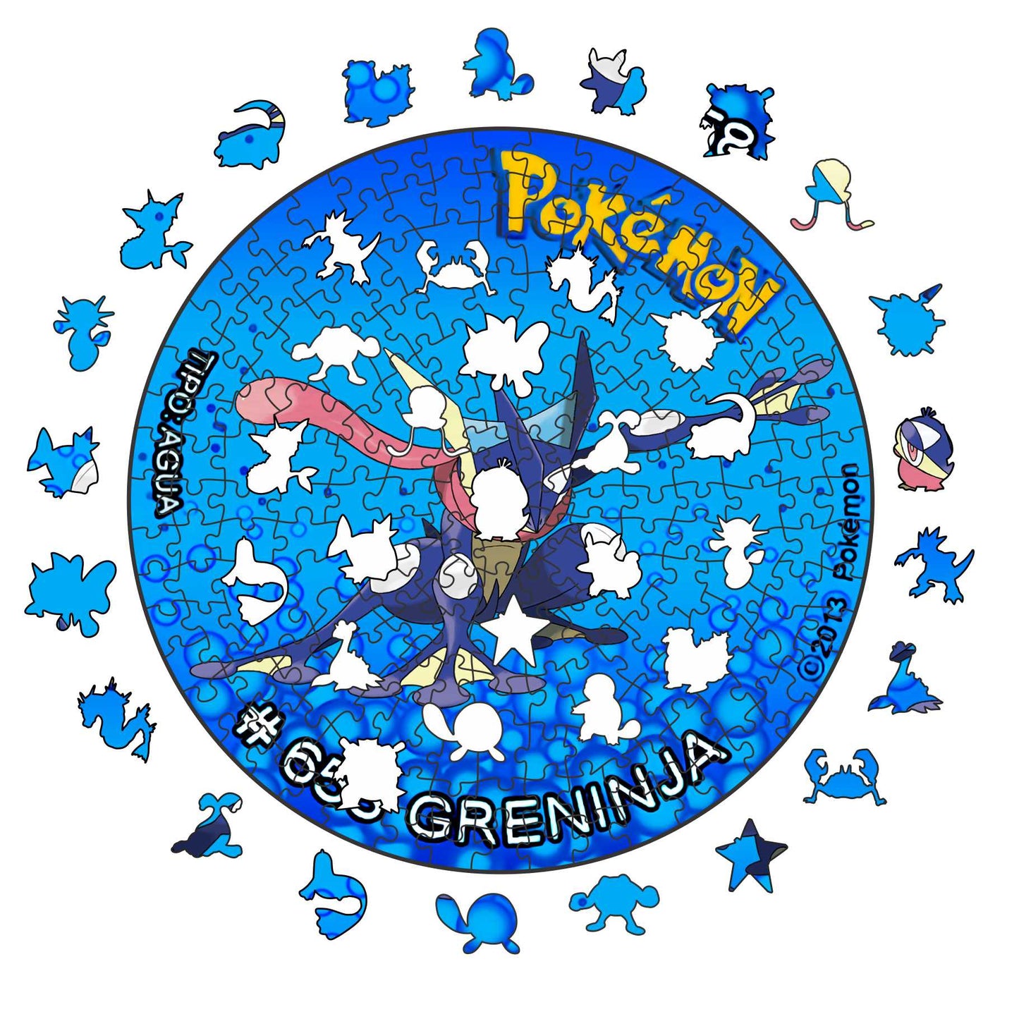 Rompecabezas Pers.Greninja  C:8.658 Puzzles Peru