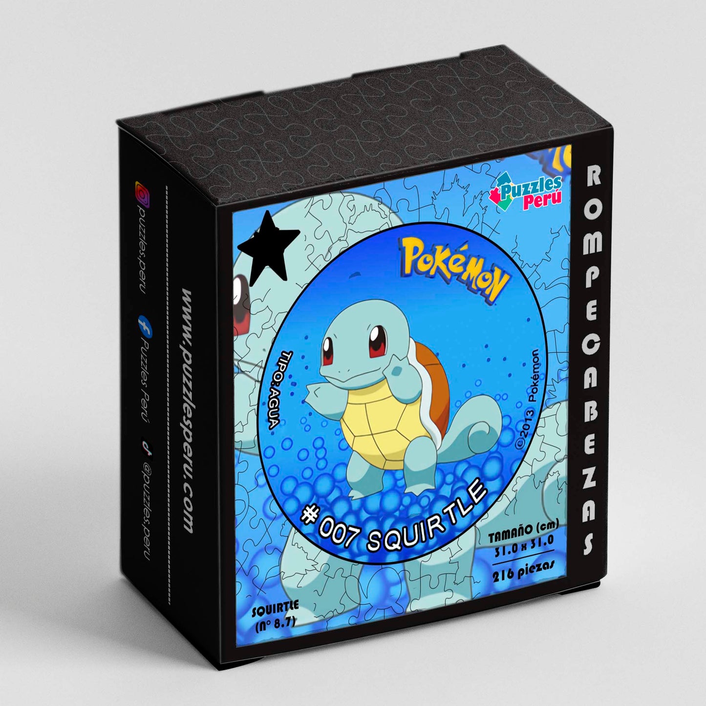 Rompecabezas Pers.Squirtle  C:8.7 Puzzles Peru