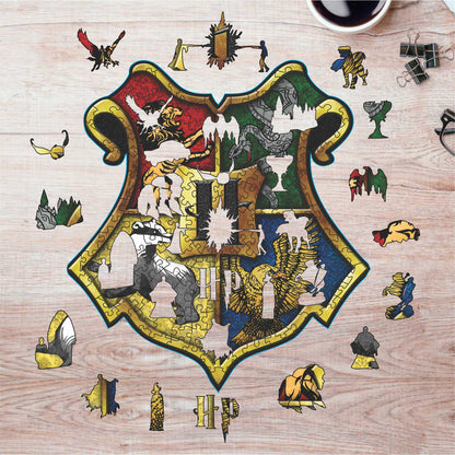 Rompecabezas Pers.Escudo Hogwarts  C:85 Puzzles Peru