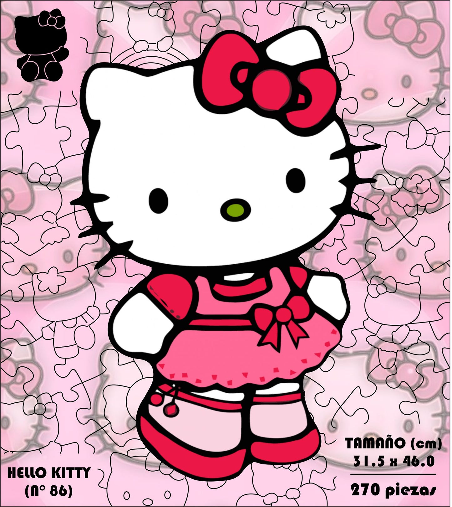 Rompecabezas Pers.Hello Kitty  C:86 Puzzles Peru