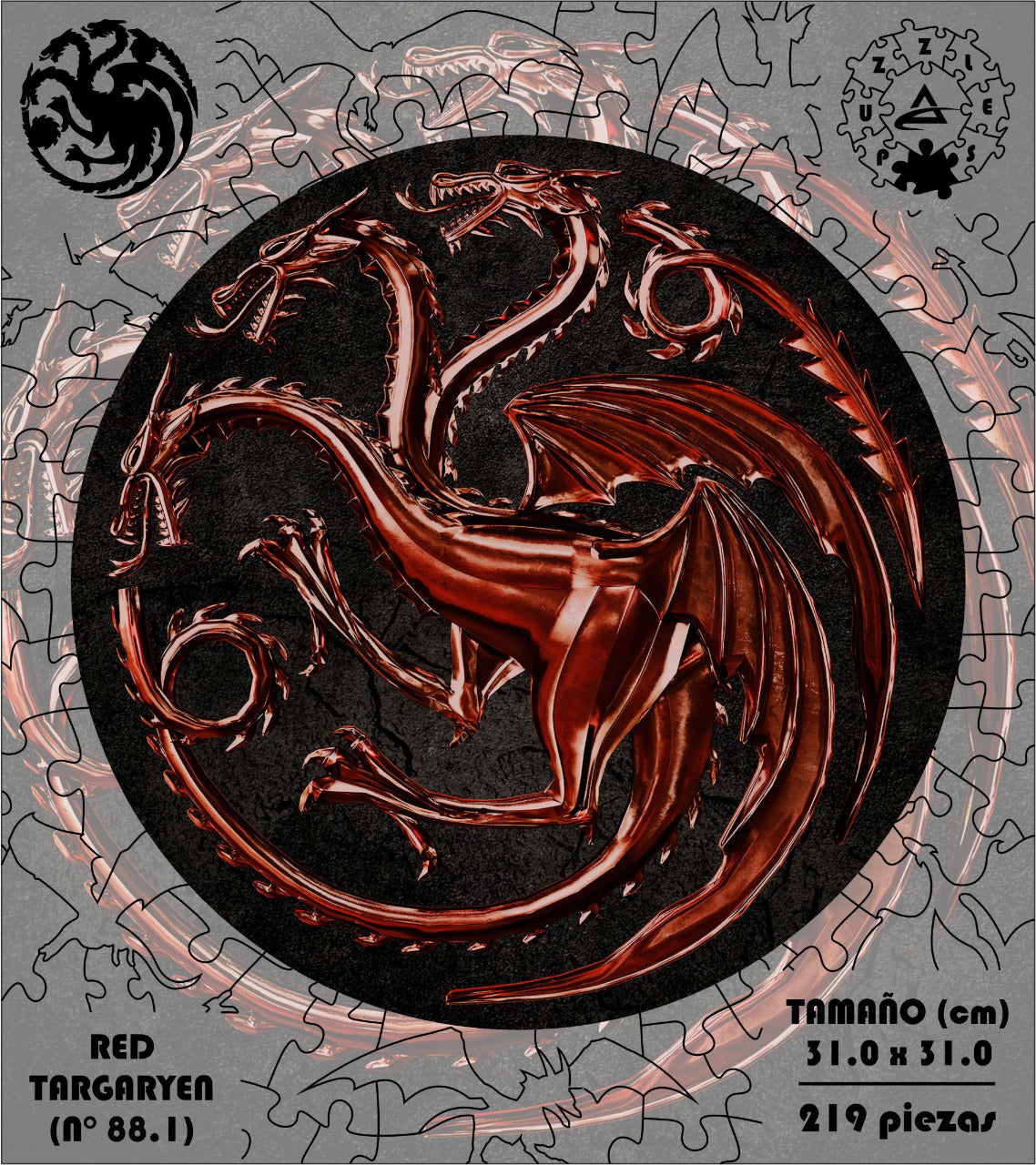 Rompecabezas Pers.House Of Dragons  C:88.1 Puzzles Peru