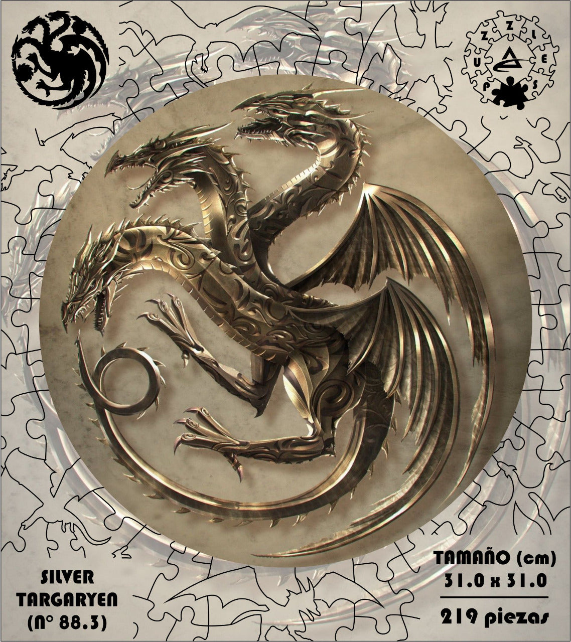 Rompecabezas Pers.House Of Dragons  C:88.3 Puzzles Peru