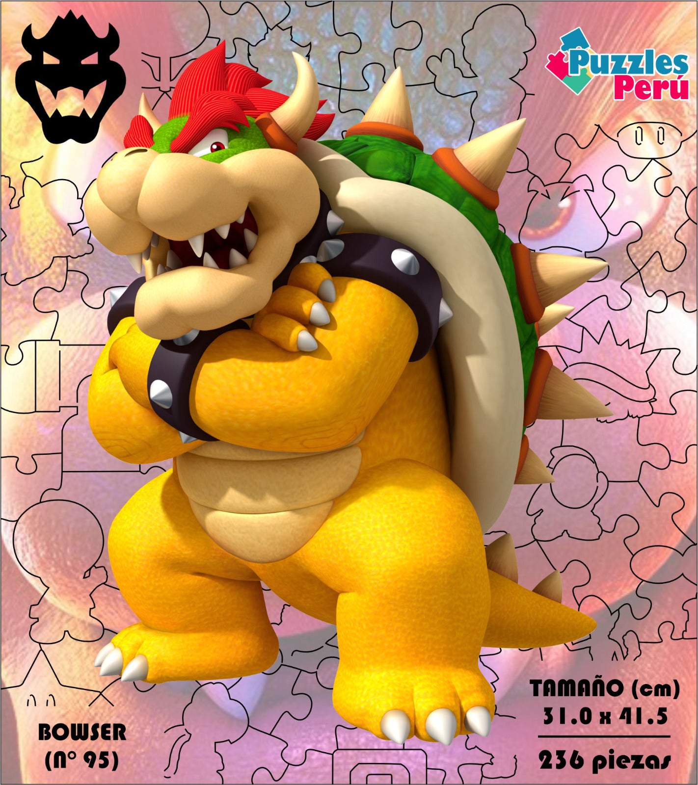 Rompecabezas Pers.Bowser  C:95 Puzzles Peru