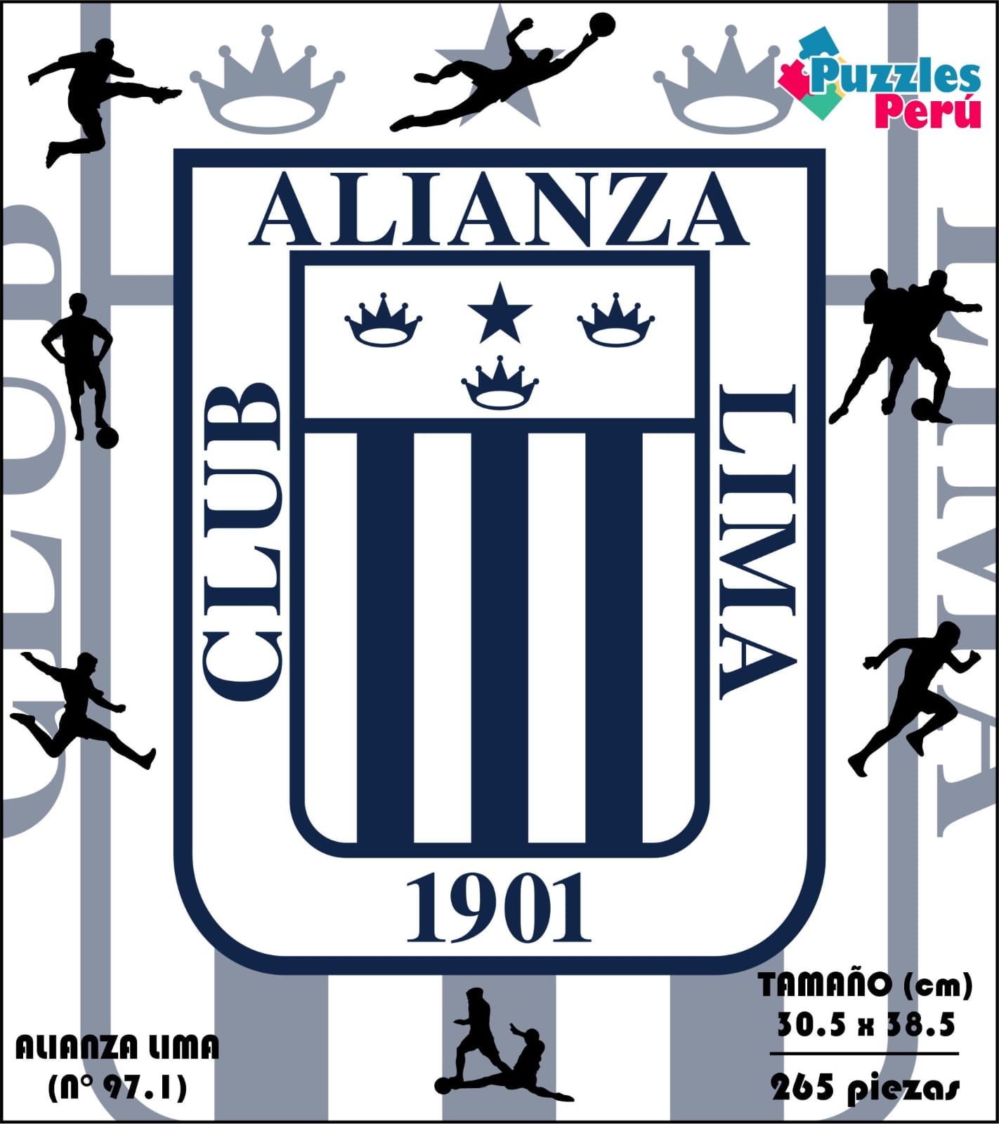 Rompecabezas Pers.Alianza Lima  C:97.1 Puzzles Peru