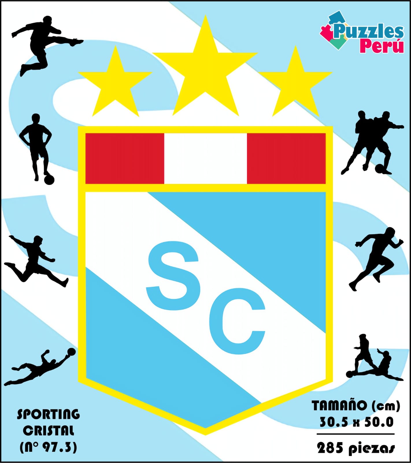 Rompecabezas Pers.Sporting Cristal  C:97.3 Puzzles Peru