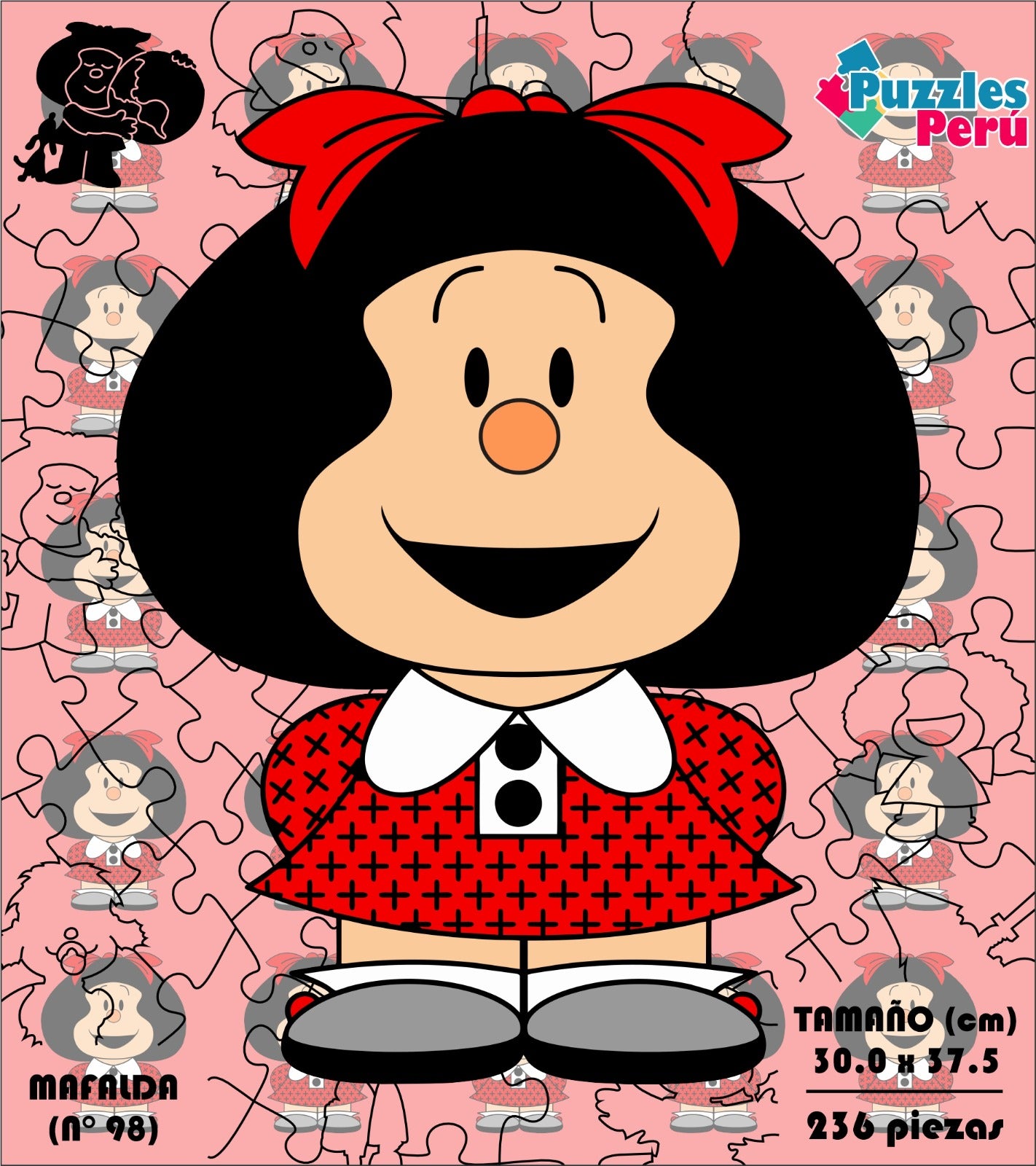 Rompecabezas Mafalda  C:98 Pers. Puzzles Peru