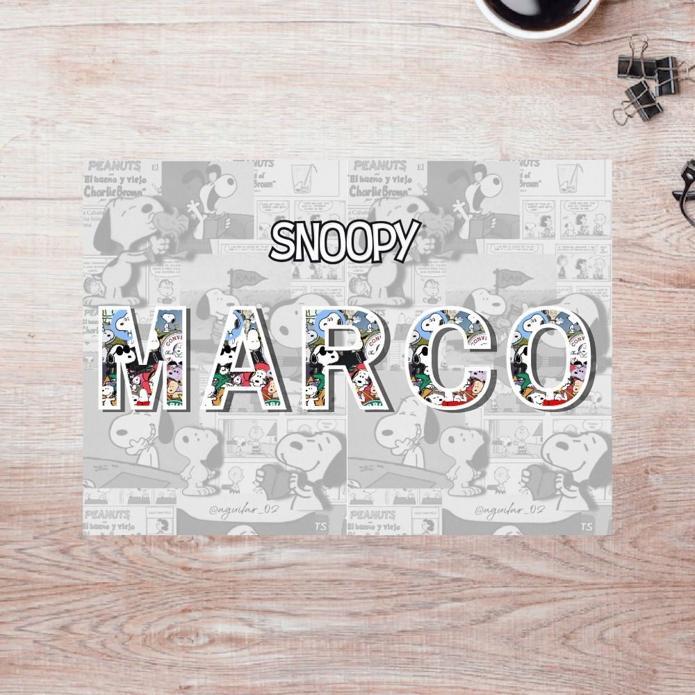 Rompecabezas Snoopy COD:NOM-007 Personalizado
