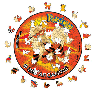 Rompecabezas Pers.Arcanine C:8.59 Puzzles Peru - M- 217 Pzas / Pokemon - ROMPECABEZAS