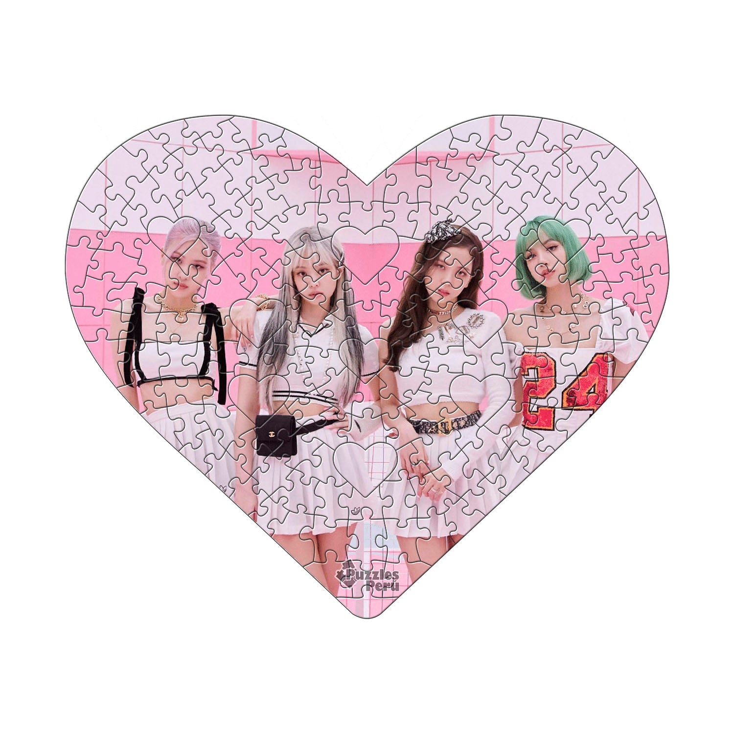 Rompecabezas Pers.Black Pink C:58.4 Puzzles Peru - M- 180 Pzas / Black Pink - ROMPECABEZAS