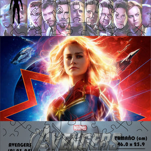 Rompecabezas Pers.Capitana Marvel C:23.24 Puzzles Peru - ROMPECABEZAS