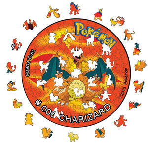 Rompecabezas Pers.charizard C:8.6 Puzzles Peru - M- 217 Pzas / Pokemon - ROMPECABEZAS