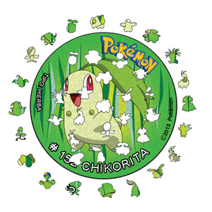 Rompecabezas Pers.Chikorita C:8.152 Puzzles Peru - M- 217 Pzas / Pokemon - ROMPECABEZAS