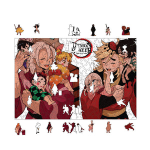 Rompecabezas Pers.Demon Slayer C:52.16 Puzzles Peru - M- 348 Pzas / Demon Slayer - ROMPECABEZAS