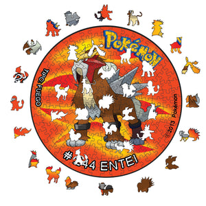 Rompecabezas Pers.Entei C:8. Puzzles Peru - M- 217 Pzas / Pokemon - ROMPECABEZAS