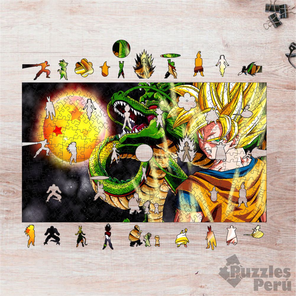 Rompecabezas Pers.Goku C:18.12 Puzzles Peru - M- 358 Pzas / Dragon Ball - ROMPECABEZAS